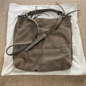 Rebecca Minkoff Gray Leather Shoulder Bag